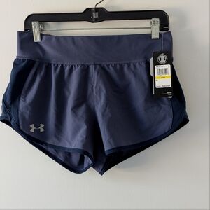 Under Armour UA Fitted Heat Gear Reflective Logo Running Shorts Medium NEW 🆕